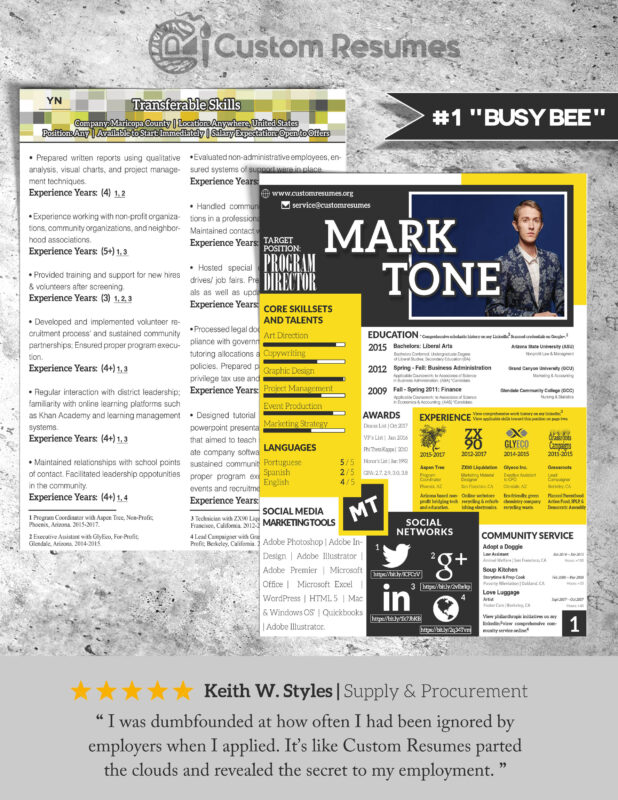 Custom Resumes