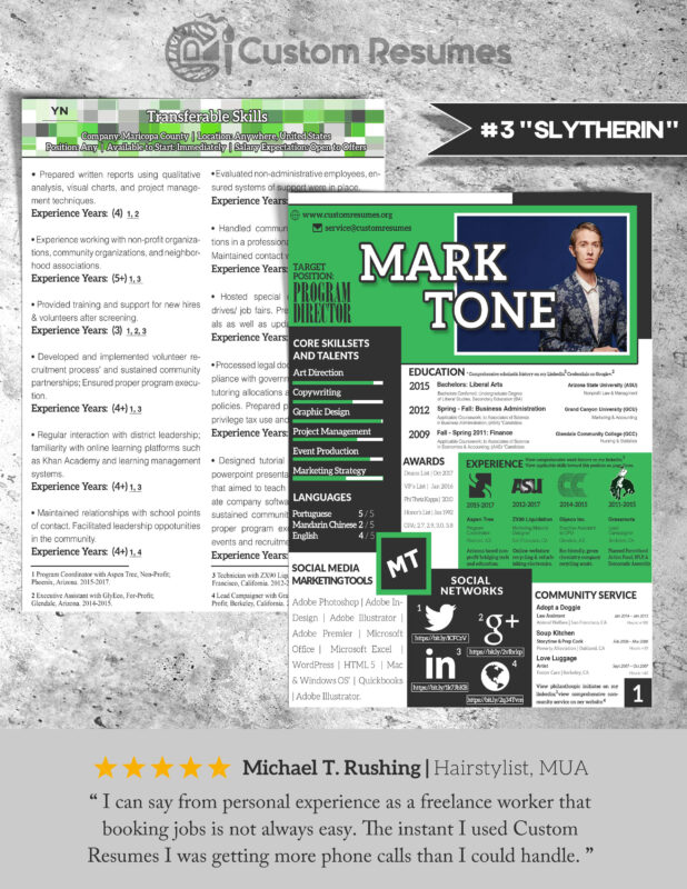 Custom Resumes