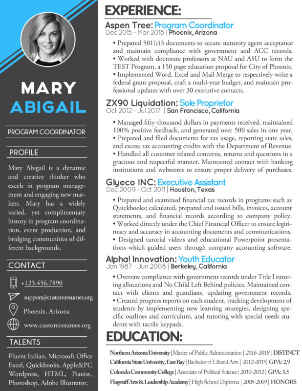 Custom Resumes