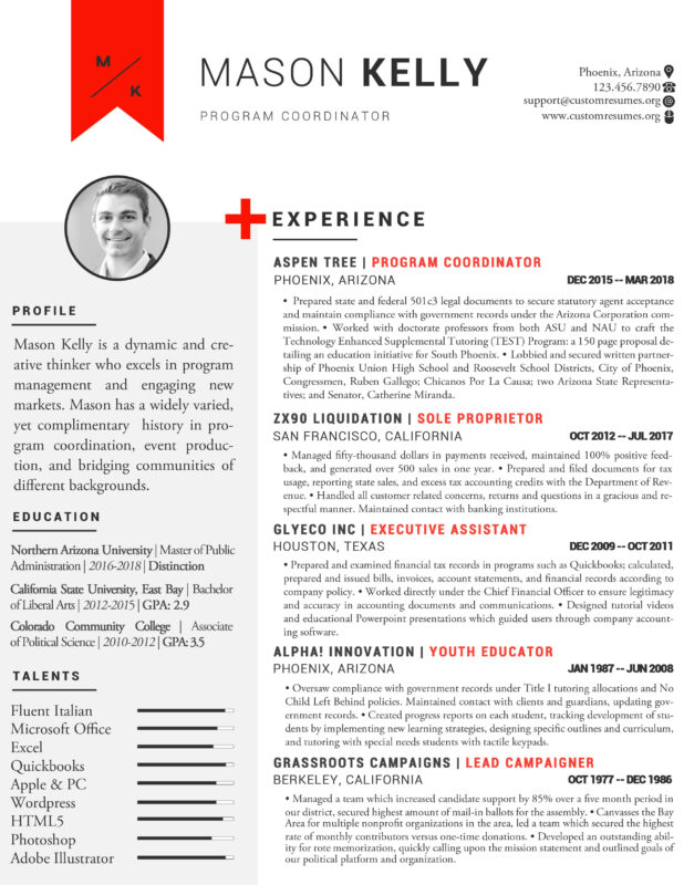 Custom Resumes