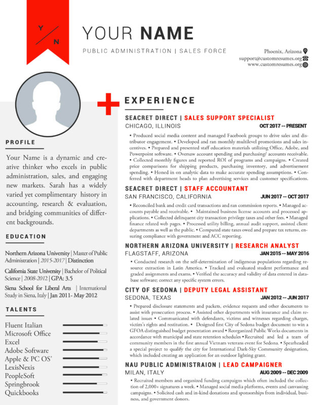 Custom Resumes