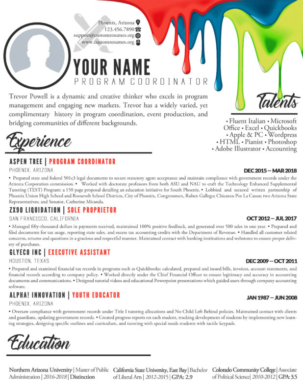Custom Resumes