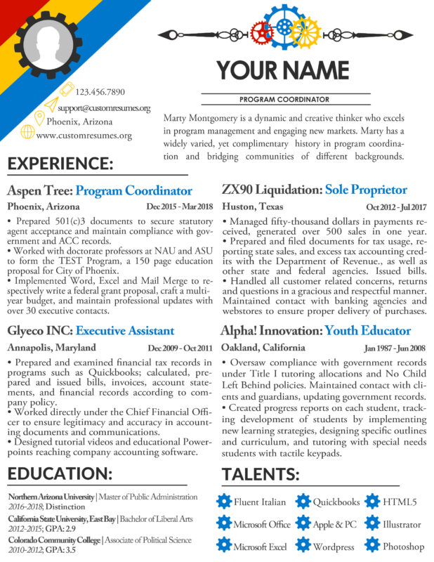 Custom Resumes
