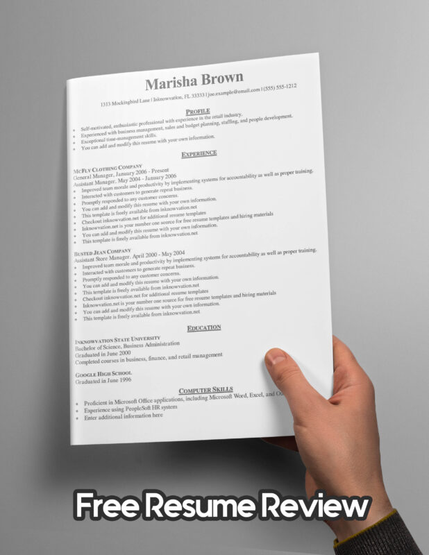 Custom Resumes