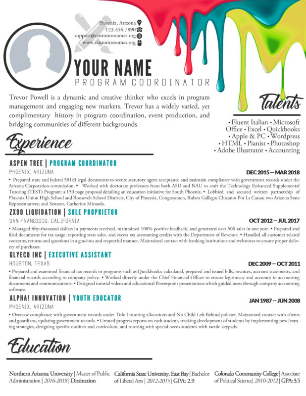 Custom Resumes