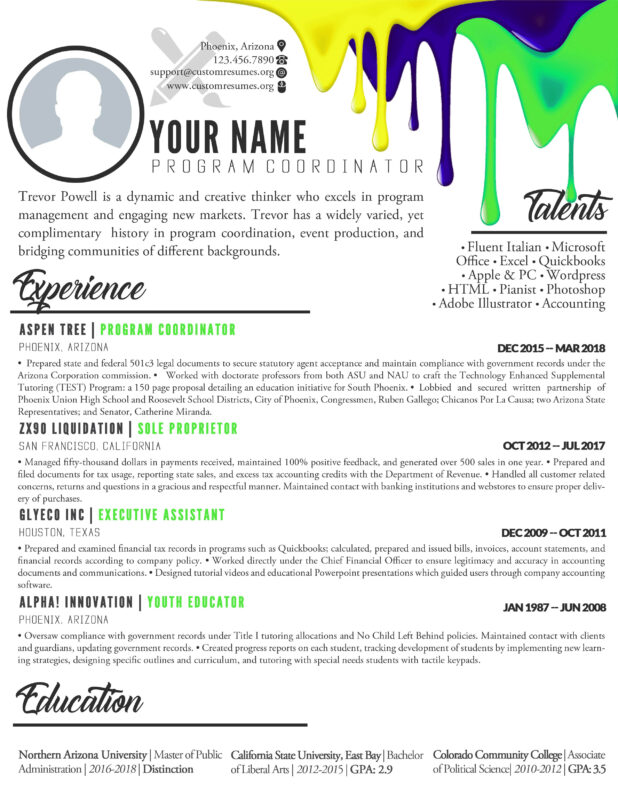 Custom Resumes
