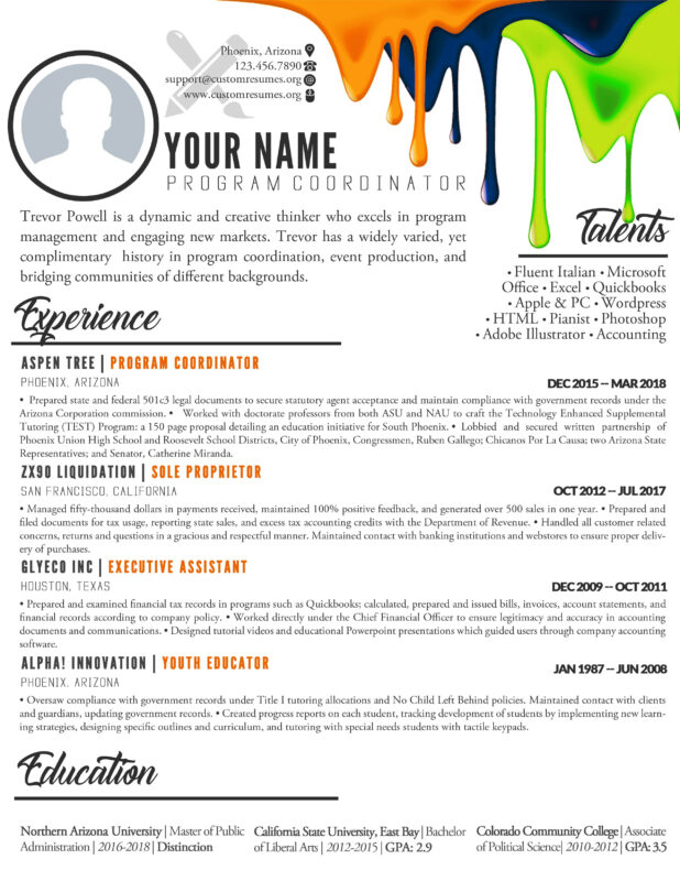 Custom Resumes