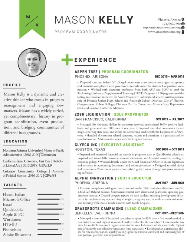 Custom Resumes