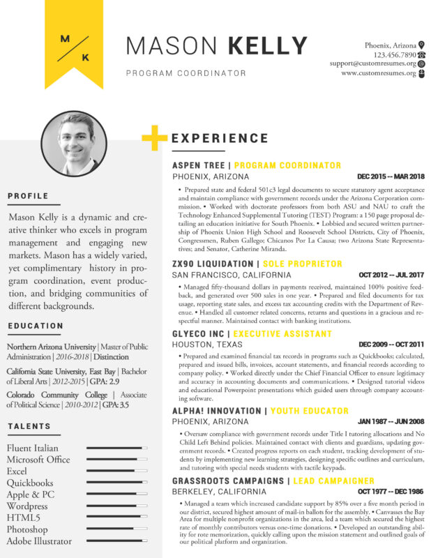 Custom Resumes