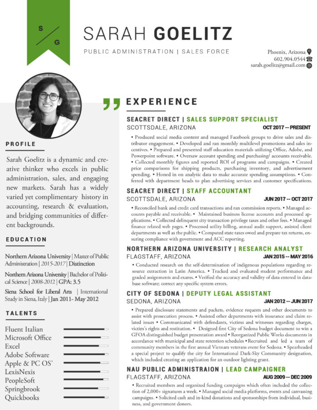 Custom Resumes