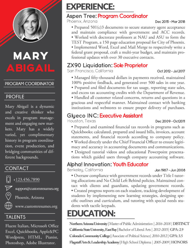 Custom Resumes